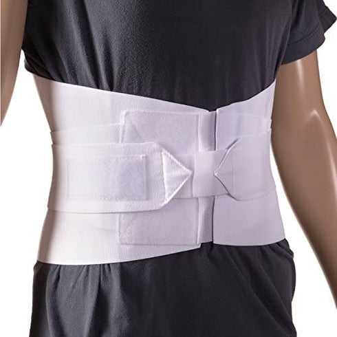 MABIS Adjustable Back Brace and Back Support Belt for Lumbar Support related to Improved Posture, Back Pain, Scoliosis and Herniated Discs, Extra Large